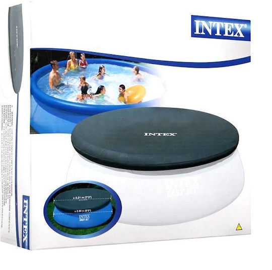 Pool Cover Intex Pvc 457 Cm Navy Blue