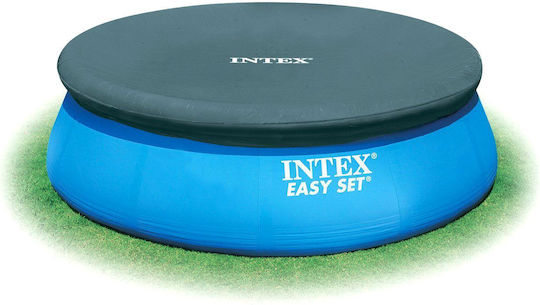 Pool Cover Intex Pvc 457 Cm Navy Blue