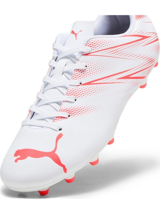 PUMA Attacanto Football Shoes with Cleats White