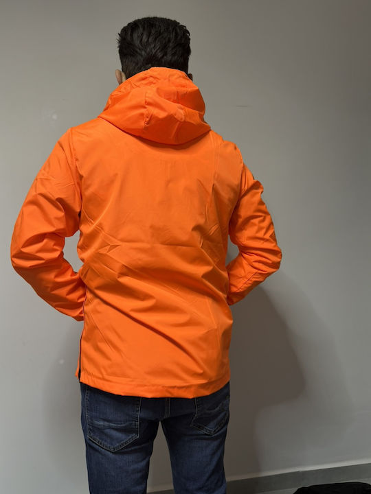 Jacket Windproof Orange Fluo