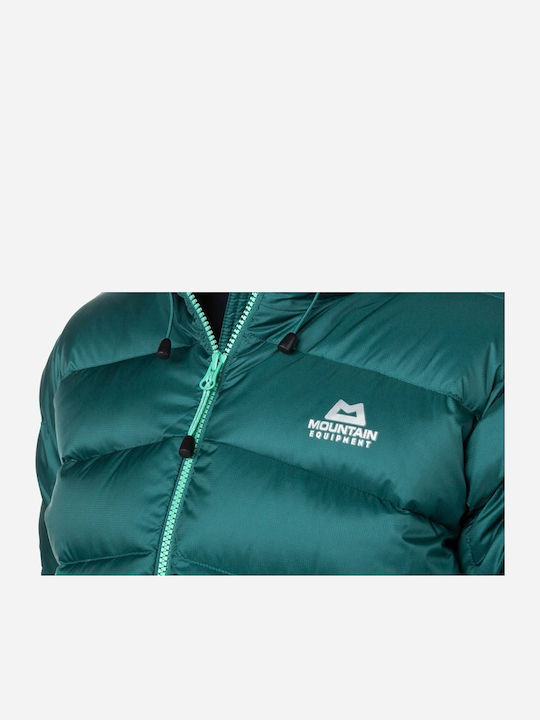 Γυναικείο Puffer Μπουφάν για Χειμώνα Deep Teal