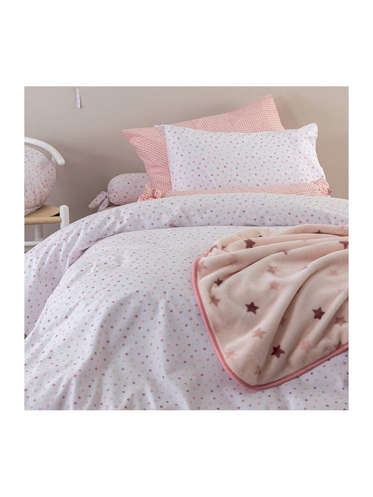 Palamaiki Kids Cotton Pillowcase Set 52x72cm Pink