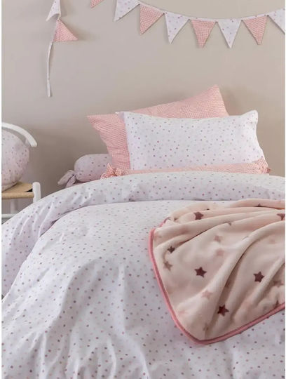 Palamaiki Kids Cotton Pillowcase Set 52x72cm Pink