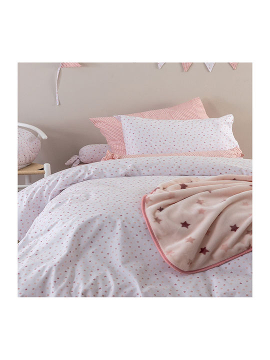 Palamaiki Kids Cotton Pillowcase Set 52x72cm Pink