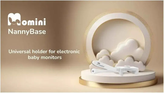 Momini Baby Accessories Support Base For Baby Monitor in White Color