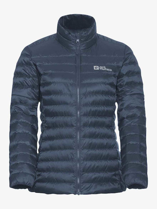 Jachetă de femei Puffer Waterproof Albastru marin