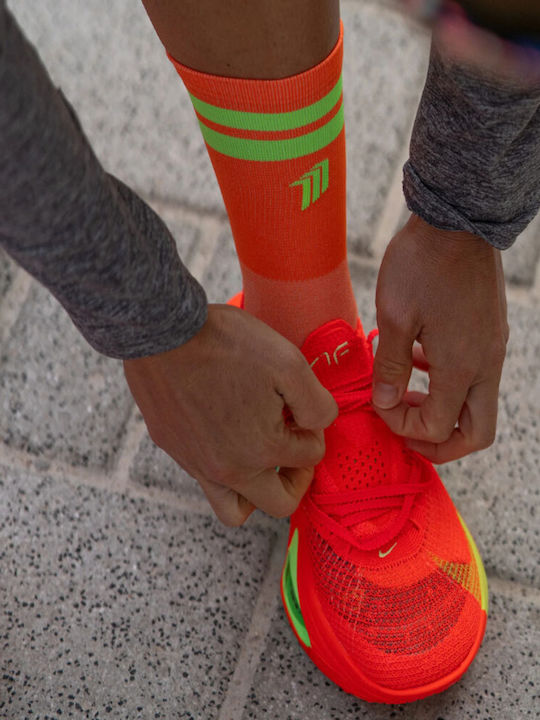 Sporcks Running Κάλτσες Πορτοκαλί 1 Ζεύγος