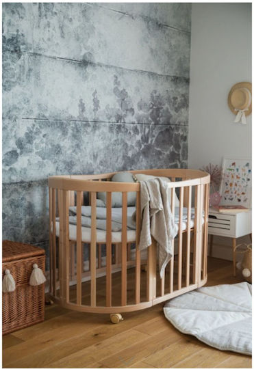Waldin Cabriolet Patut Oval Evolutiv Bej Cu Saltea