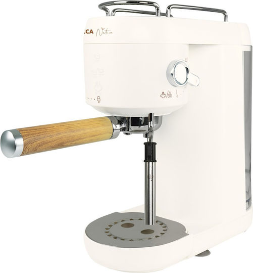 Μηχανή Espresso 1400W Πίεσης 20bar Μπεζ