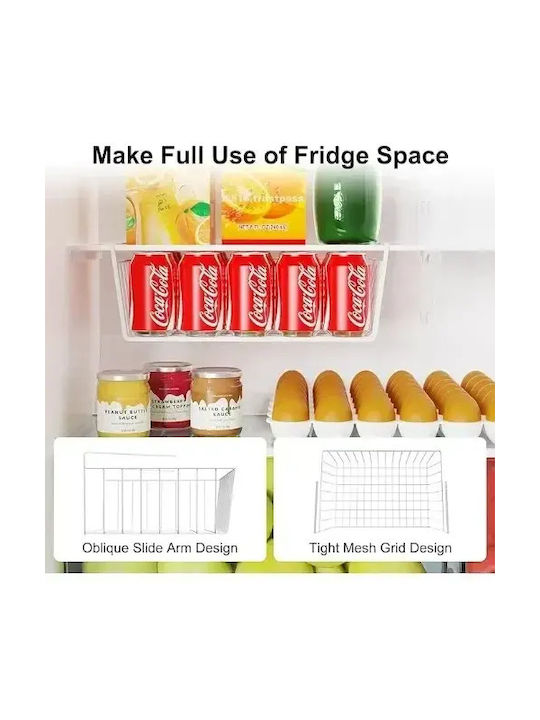 SDS Kitchen Organizer Racks Metallic in White Colour 26x40.5x13.5cm