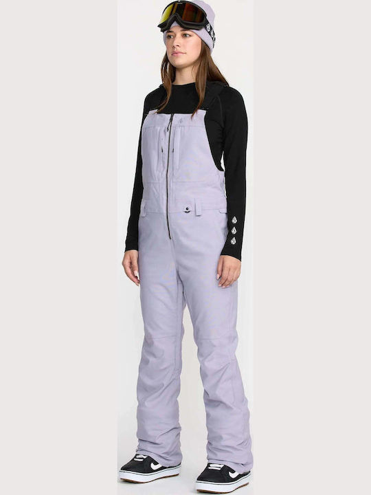 Volcom Swift H1352606-LVA Women's Dungarees for Ski & Snowboard Purple