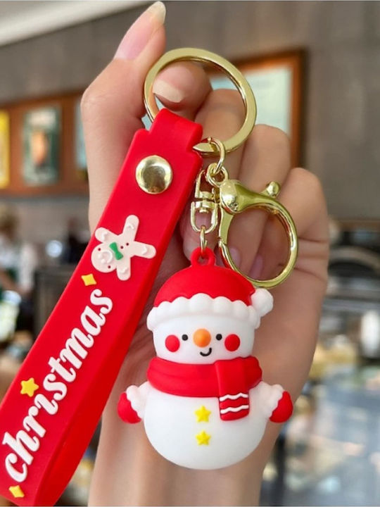Ecarla Snowman Keychain Brl214 Ecarla Snowman Keychain Brl214