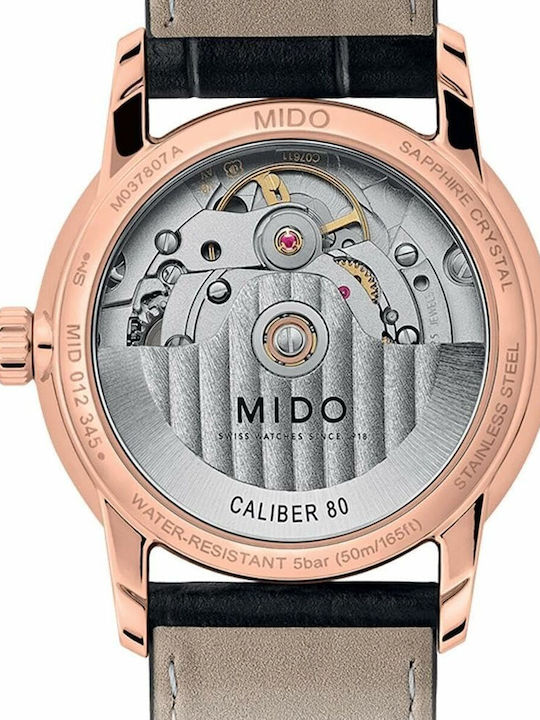 Mido Women's Watch with Pink Leather Strap