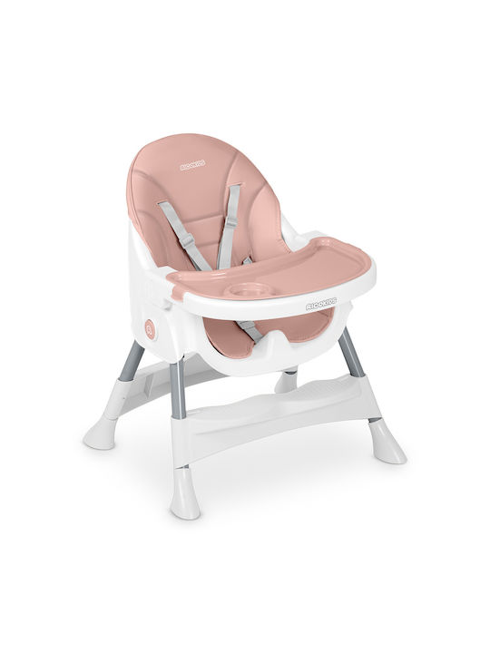 Ricokids Mani Baby Hochstuhl 3 in 1 Mit Höhenverstellbar Rosa