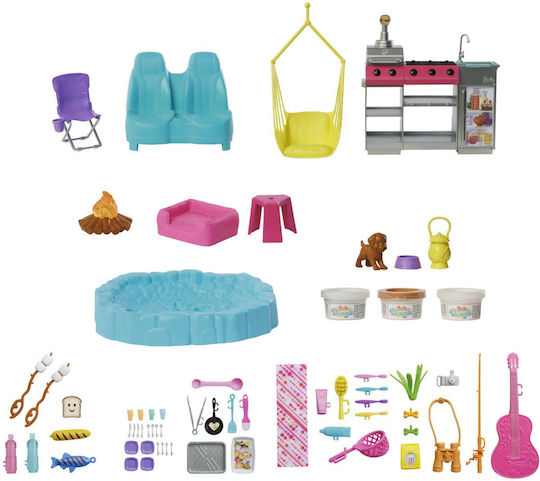 Barbie Нова каравана Превозно средство за кукли за 3+ години+ години