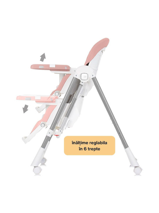 Kidizi Swingy Klappbarer Baby Hochstuhl 2 in 1 Rosa