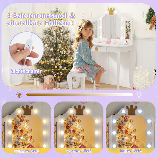 Costway Children's Beauty Vanity