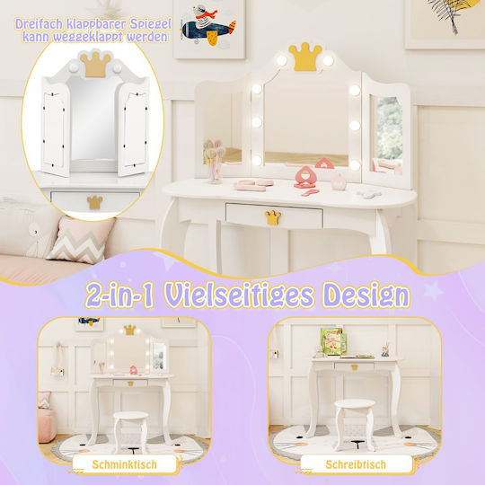 Costway Children's Beauty Vanity