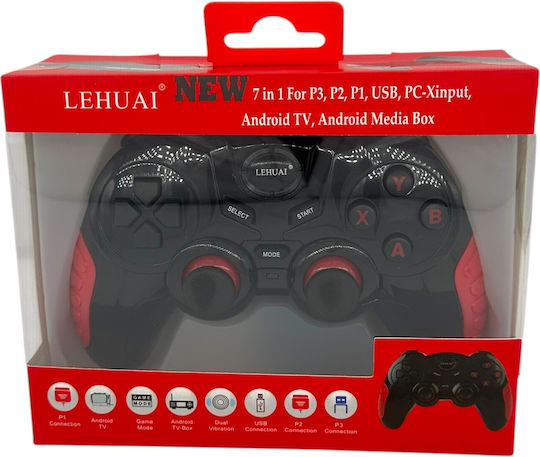 ZS8463 Wireless Gamepad for Android PC PS3 Red