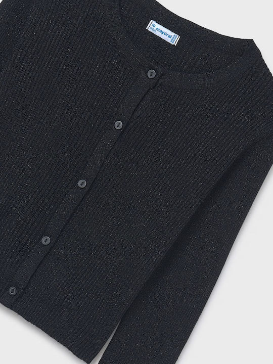 Kinderstrickjacke Gestrickt Schwarz
