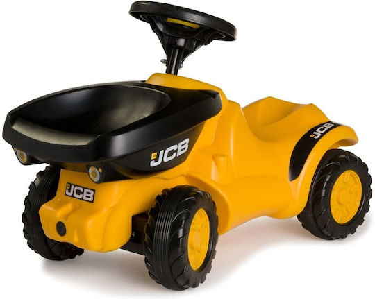 Rolly Toys Roller Tractor JBC Dumper Baby Push Walker for 12+ Months Yellow