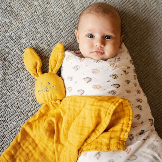 Petite & Mars Babytuch Hugo Bunny Pink