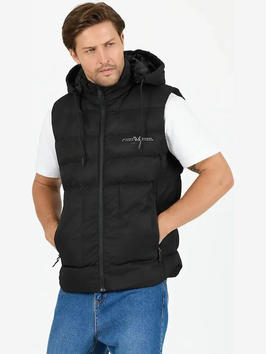 Αμάνικο Μπουφάν Puffer Μαύρο