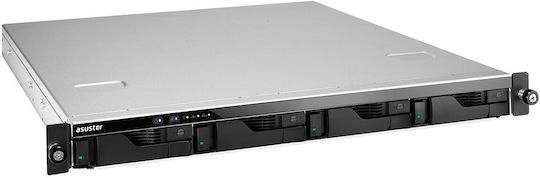Asustor NAS Rack με 4 θέσεις για HDD και 2 θύρες Ethernet (AS6504RS+RAIL)