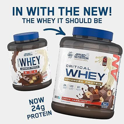 Applied Nutrition Critical Whey Protein Whey Gluten Free with Flavor Choco Bueno 2kg