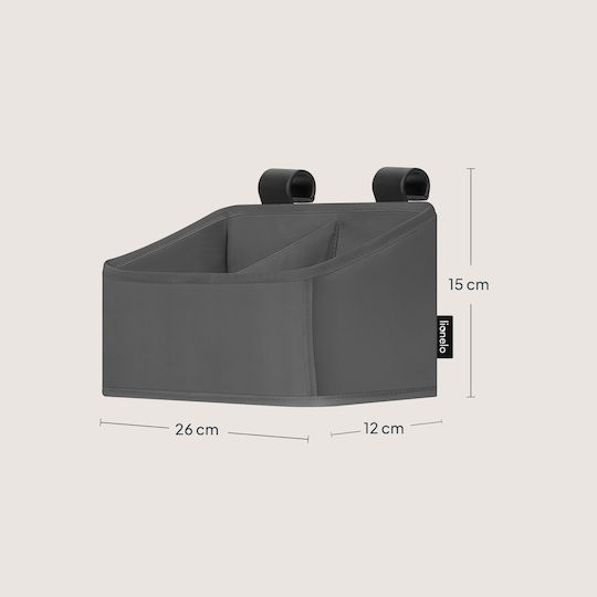 Lionelo Kinderzimmer-Aufbewahrungskörbe Kinderbett-Set Grau