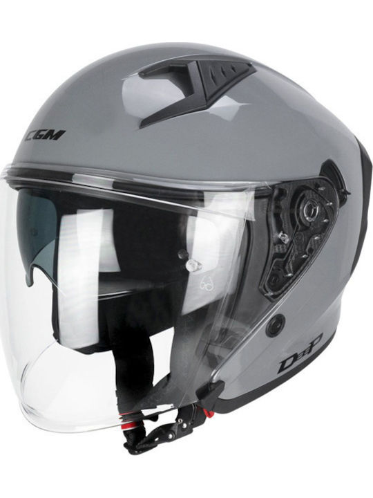 CGM 167A Deep Nardo Grey Κράνος Μηχανής Jet ECE 22.06 1330gr με Sunvisor