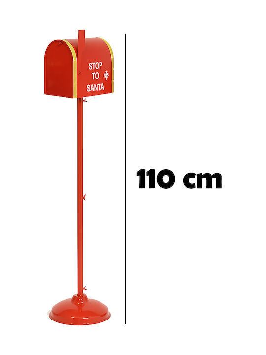 Bakaji Mailbox Letter to Santa Christmas Ornament Available in Various Colors 02001573