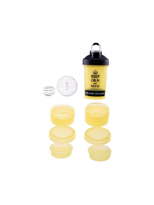 IQ Wasserflasche Rostfreier Stahl 500ml Gelb