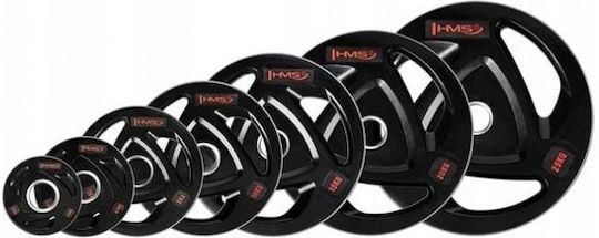 HMS Set of Plates Rubber 1 x 25kg Ø51mm with Handles