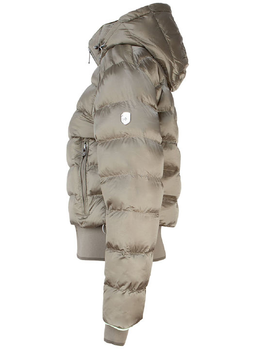 Women's Short Lifestyle Jacket for Winter Sage