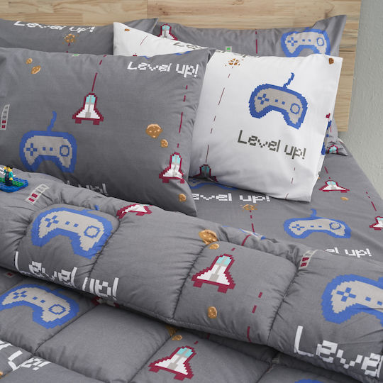 Charalambidis Textiles Kids Duvet Single Gray 160x230cm