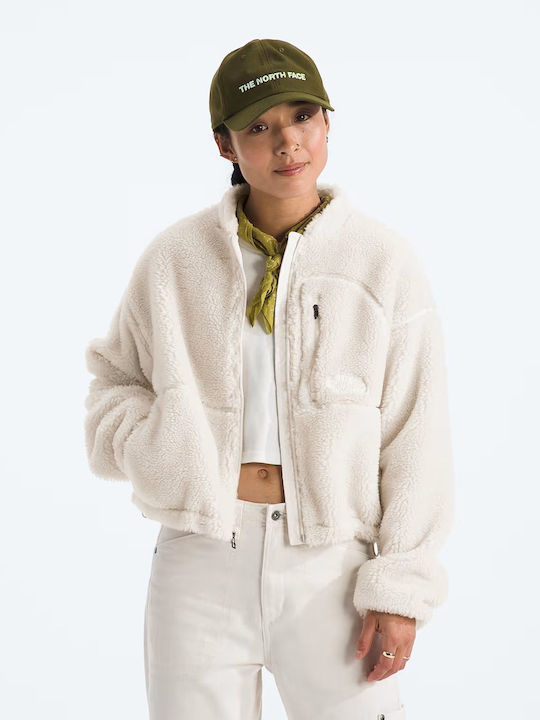 Pile Women's Short Lifestyle Jacket for Winter White Dune