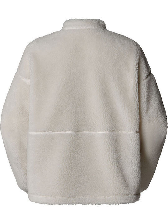 Pile Women's Short Lifestyle Jacket for Winter White Dune