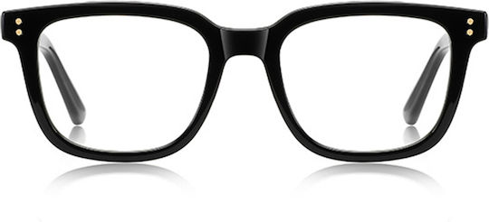 Techsuit Anti-Blue Light Glasses Reflex PC 2225 Men Square TR90 & Metal Frame AC Lens Black