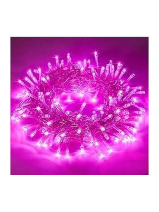 300 Lights LED 30m. Pink in String 1pcs 300 Lights LED 30m. Pink in String 1pcs