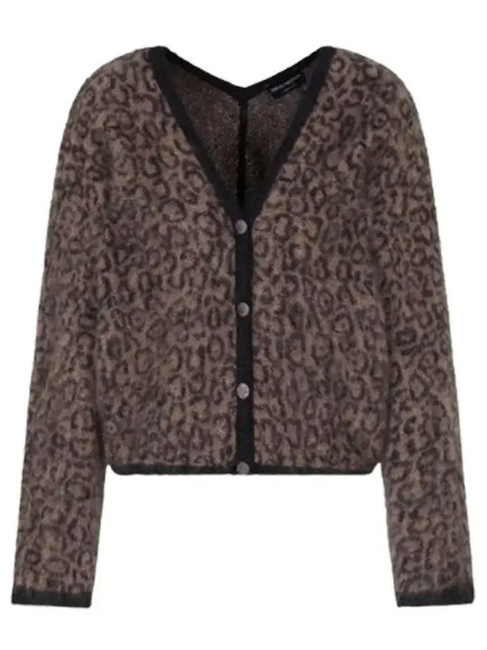 Damen Strickjacke mit Knöpfen Schwarze