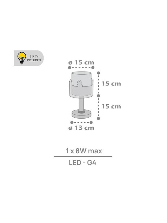 Ango Lumini LED Lampă de birou pentru copii Transparent