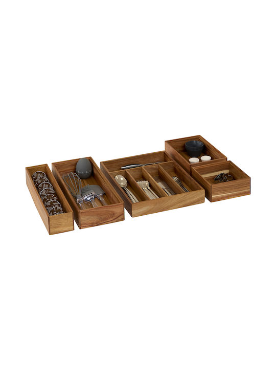 5Five Tabletop Wooden Rack 38x15x7cm