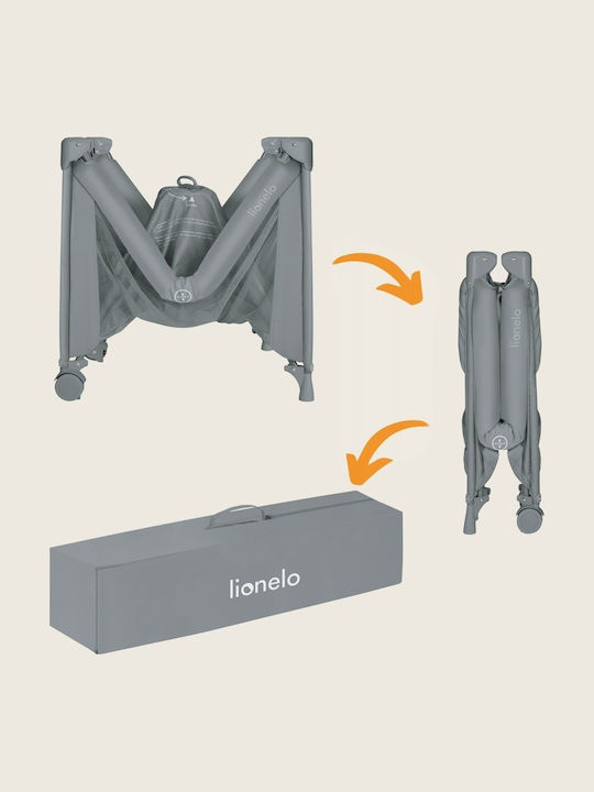Lionelo Laufstall mit Matratze Gray
