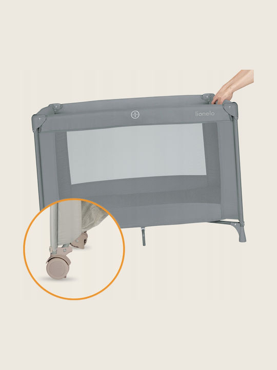 Lionelo Laufstall mit Matratze Gray
