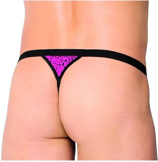 Softline 4509 Chilot Sexy pentru bărbați Leopard Pink 559145094