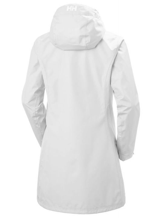 Belfast Women's Long Lifestyle Jacket for Winter White