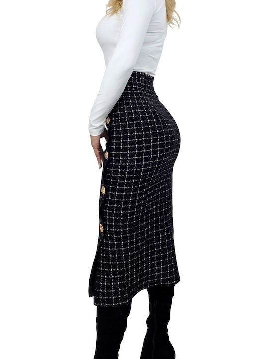 Maxi Rock Umschlag Black-white