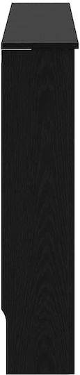 vidaXL Husă Pentru Radiator Din PAL Negru 172x19x81,5cm