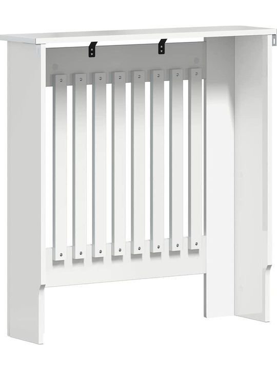 vidaXL Heizkörperabdeckung aus Spanplatte Weiß 78x19x81.5cm